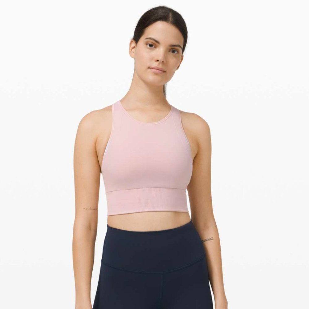 Lululemon Ebb to Train Bra - Porcelain Pink